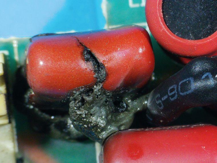 150nF molten filter capacitor